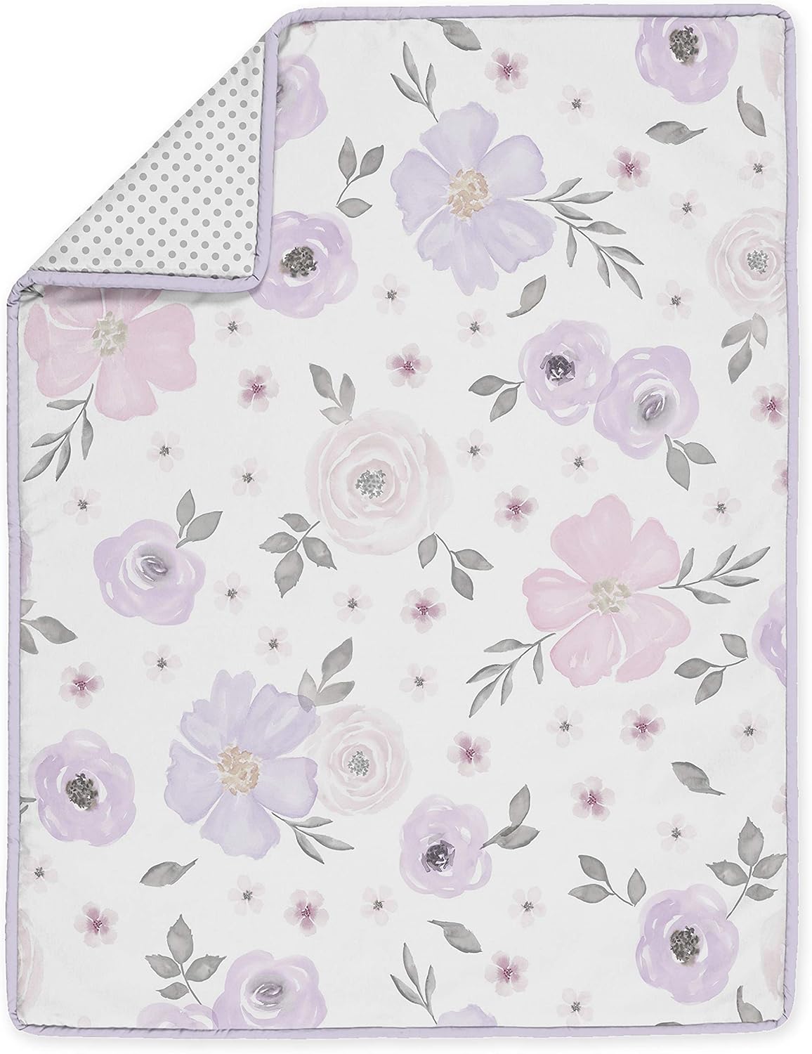 Sweet Jojo Designs Boho Floral Mini Crib Bedding Set 1