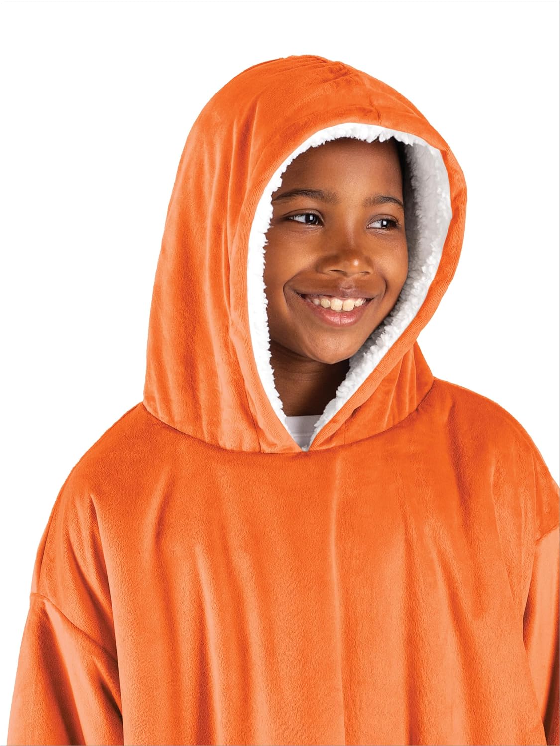 Bare Home Wearable Blanket Hoodie - Soft Plush Sherpa