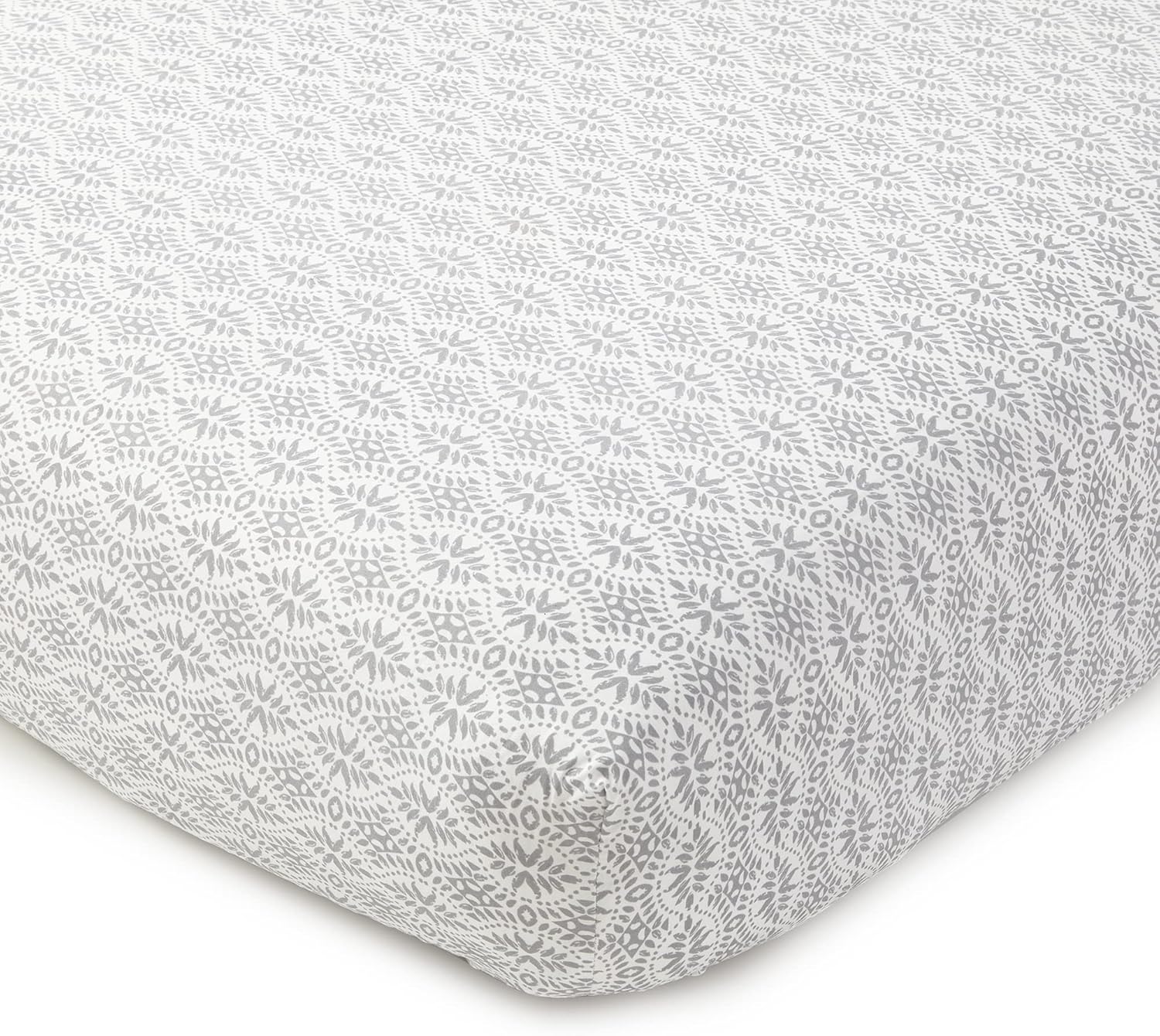 Levtex Baby Kenya Crib Fitted Sheet - Gender Neutral 100 Cotton