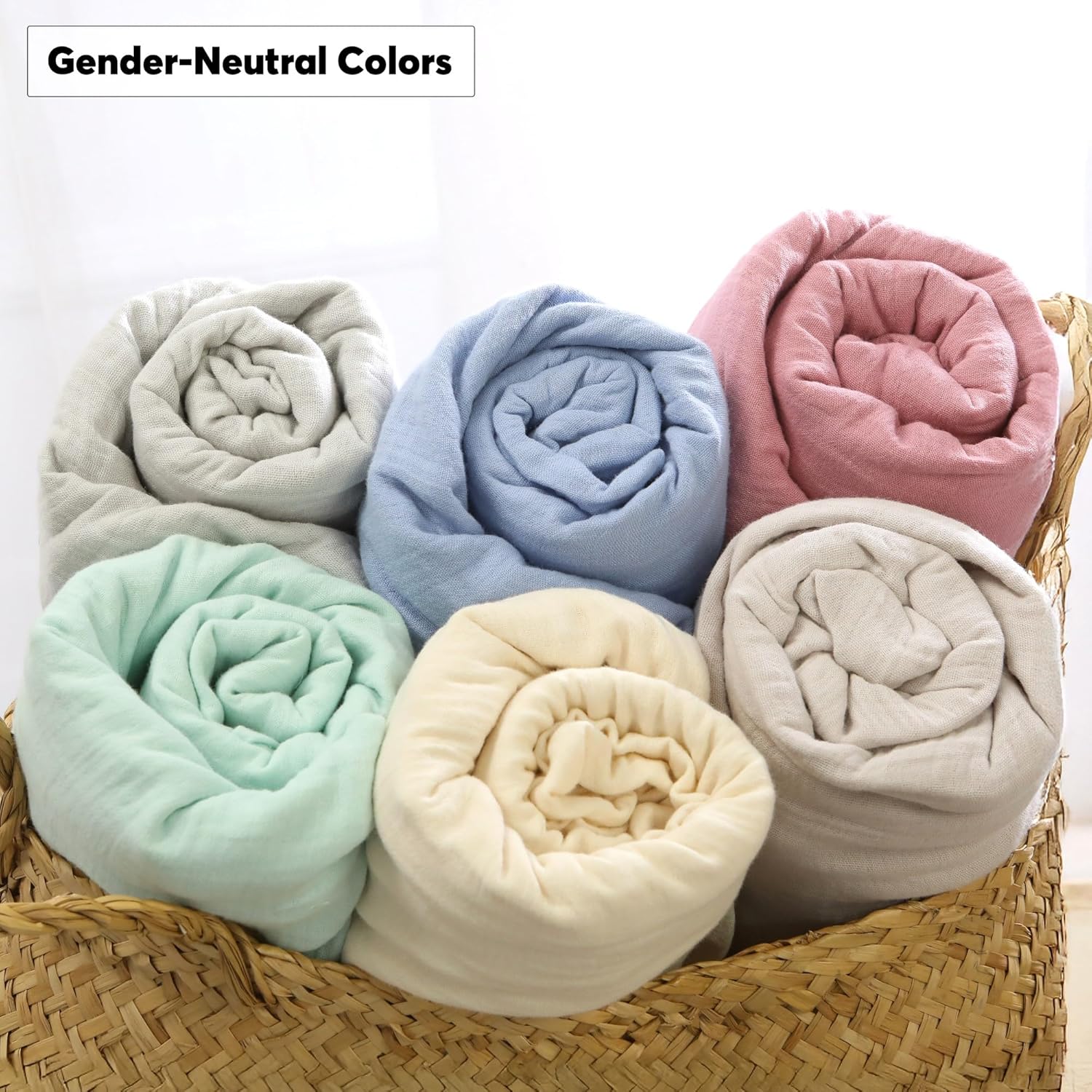 Cottonsis Muslin Crib Sheet - Organic Turkish Cotton Oeko-Tex Certified 52x28