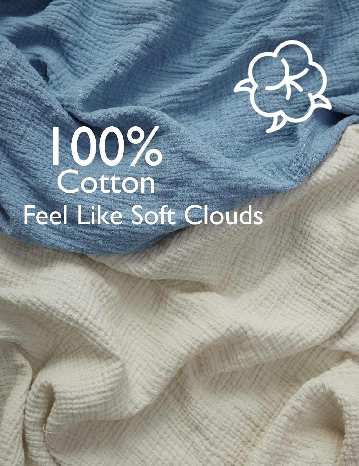 Momcozy Muslin Fitted Bassinet Sheet 2 Pack - Soft Breathable No-Slip