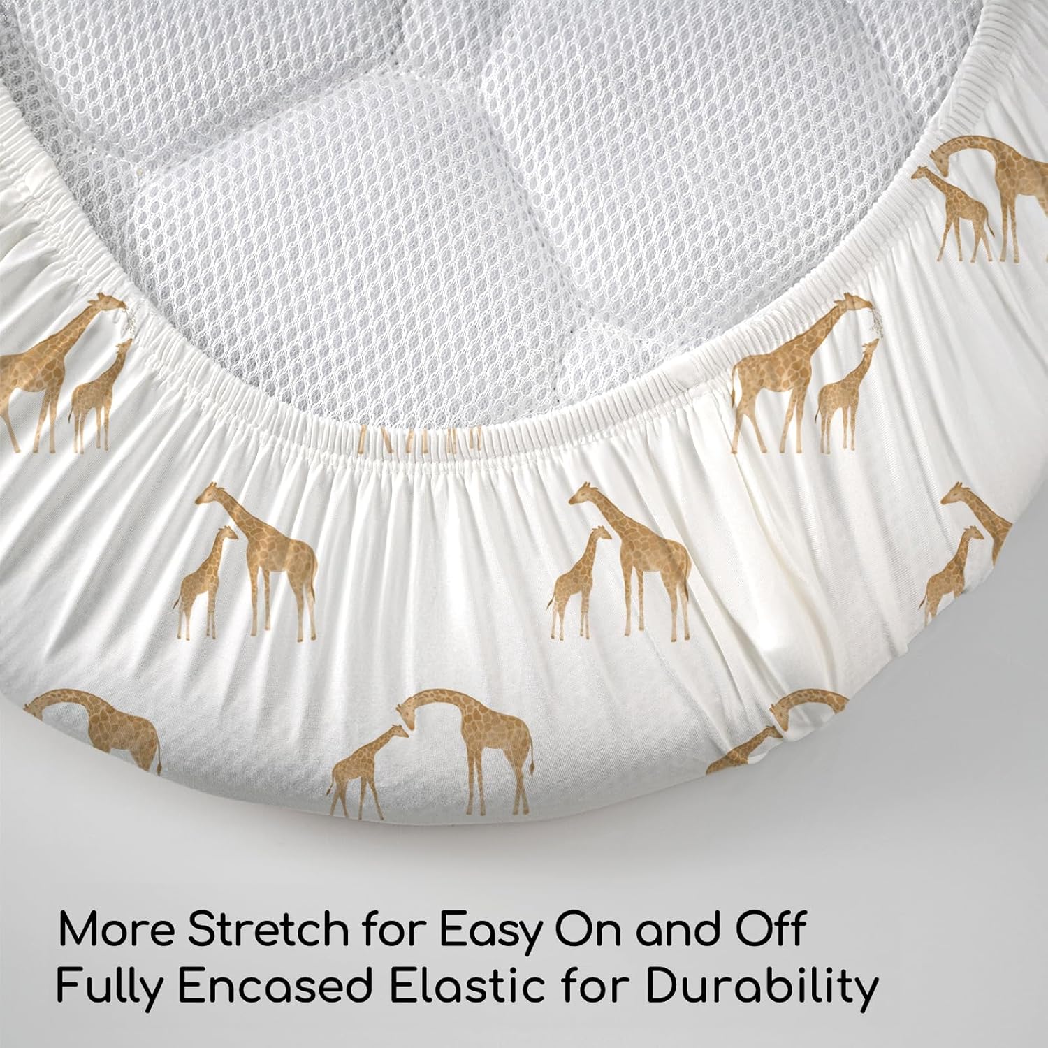 CIVARUA KIDS Stretchy Ultra Soft Bassinet Sheet Set 3-Pack 1