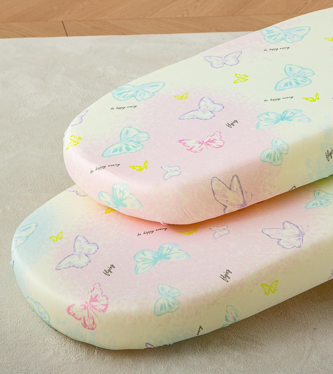 SDY Butterfly Bassinet Sheets Set of 2