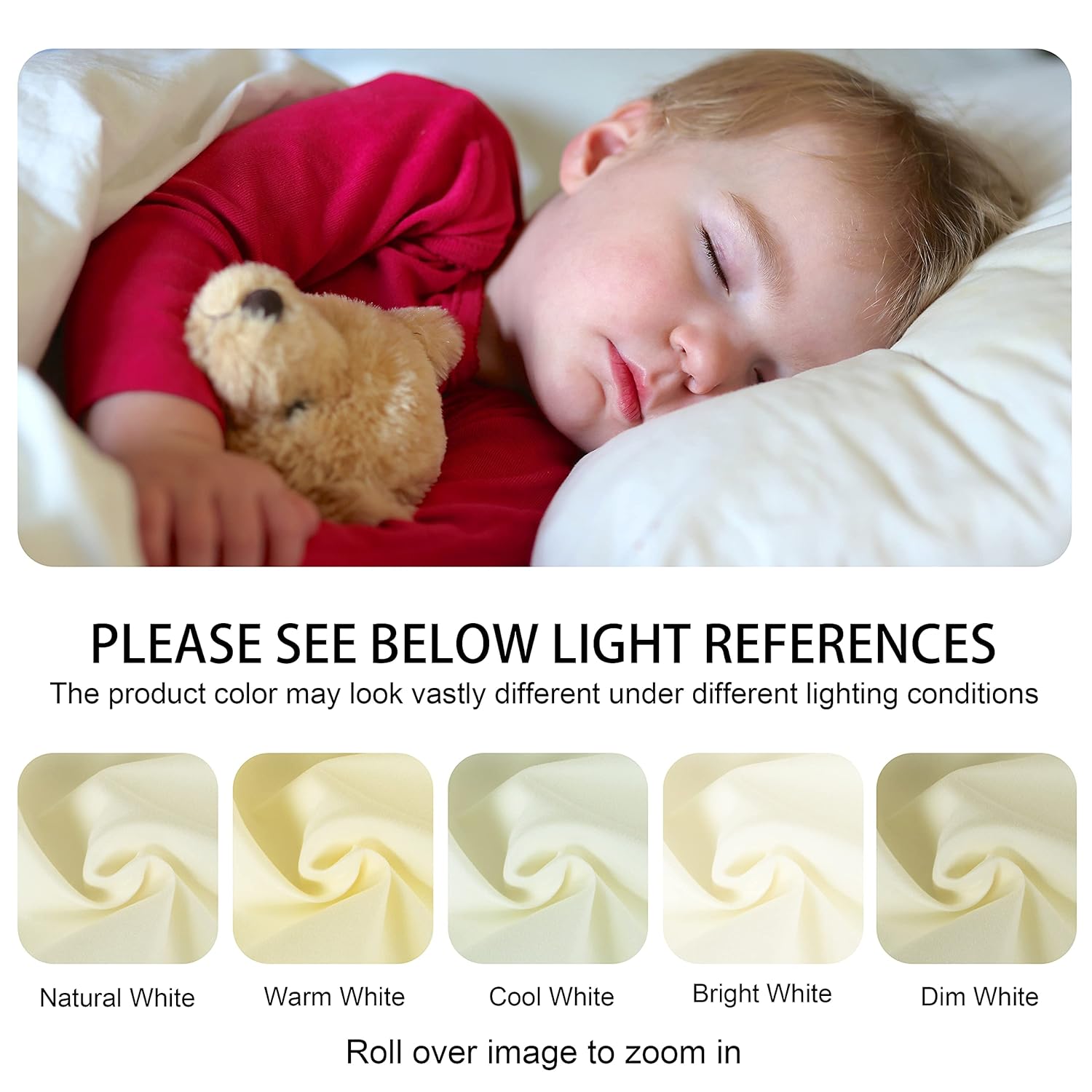 NTBAY Down Alternative Toddler Comforter Lightweight and Warm Red Crib Quilted Blanket