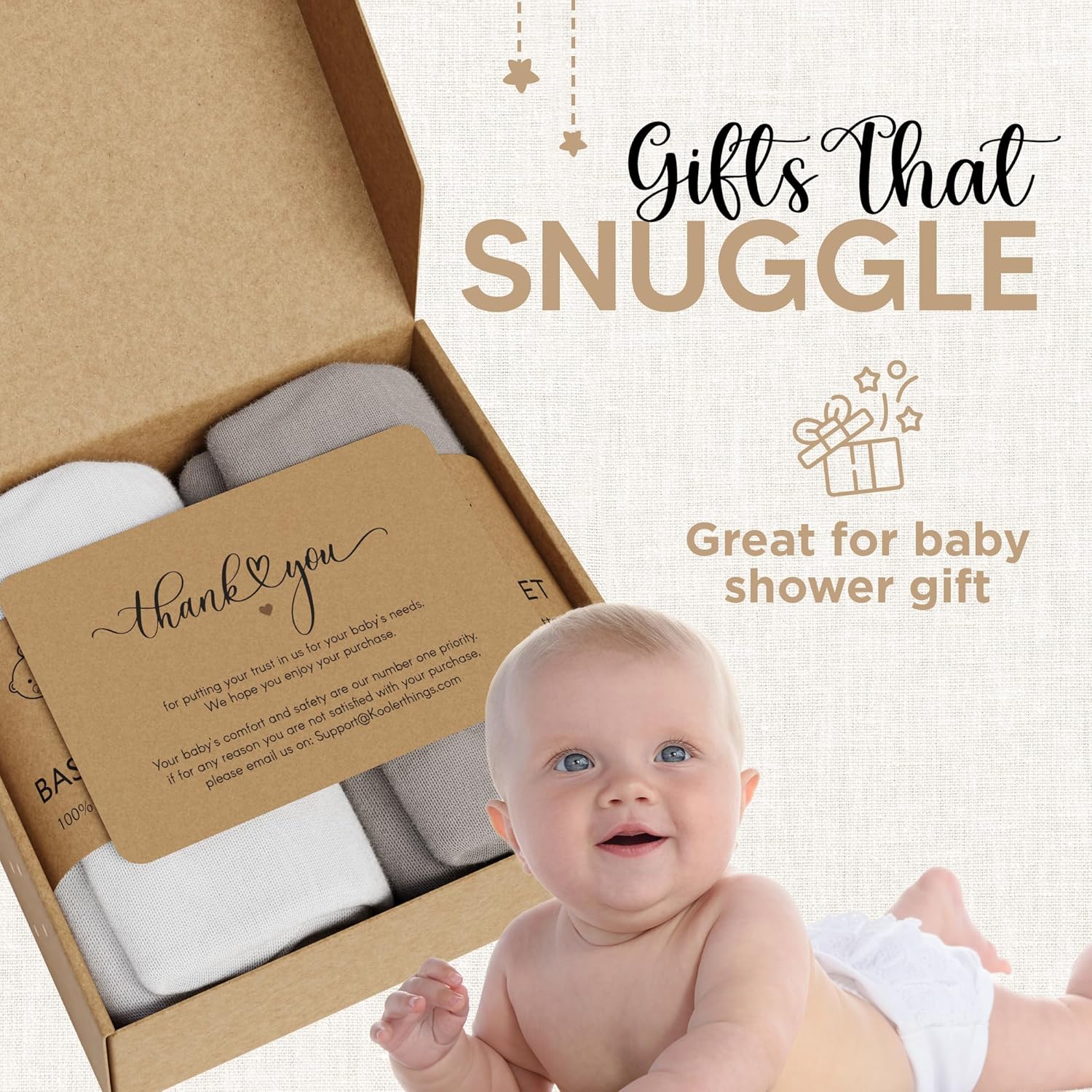 KoolerThings Bassinet Sheets - 2 Pack White Grey