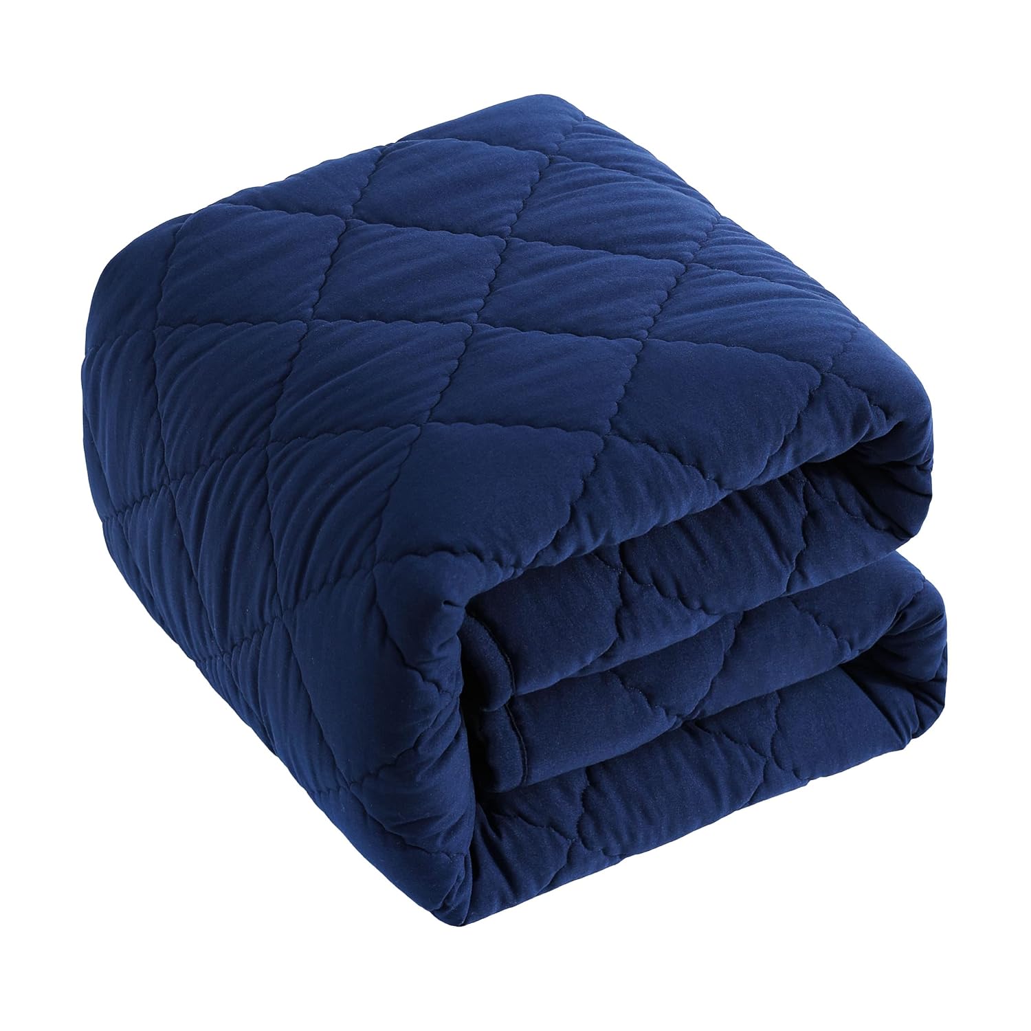 BEDSUM Toddler Microfiber Comforter 39x47 Inches Navy Blue