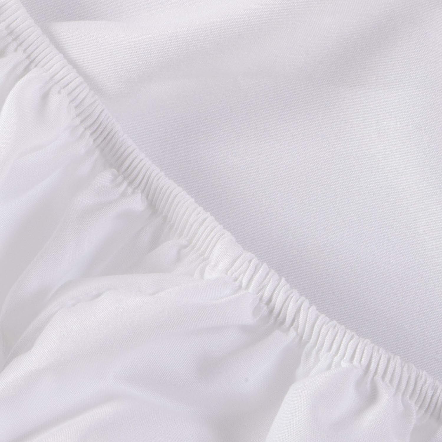 Organictune Microfiber Crib Sheets 28x52x8 White
