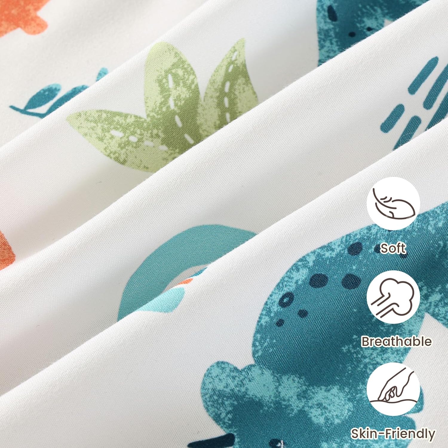 Davids Kids 3 Pack Crib Sheets Dinosaur Blue