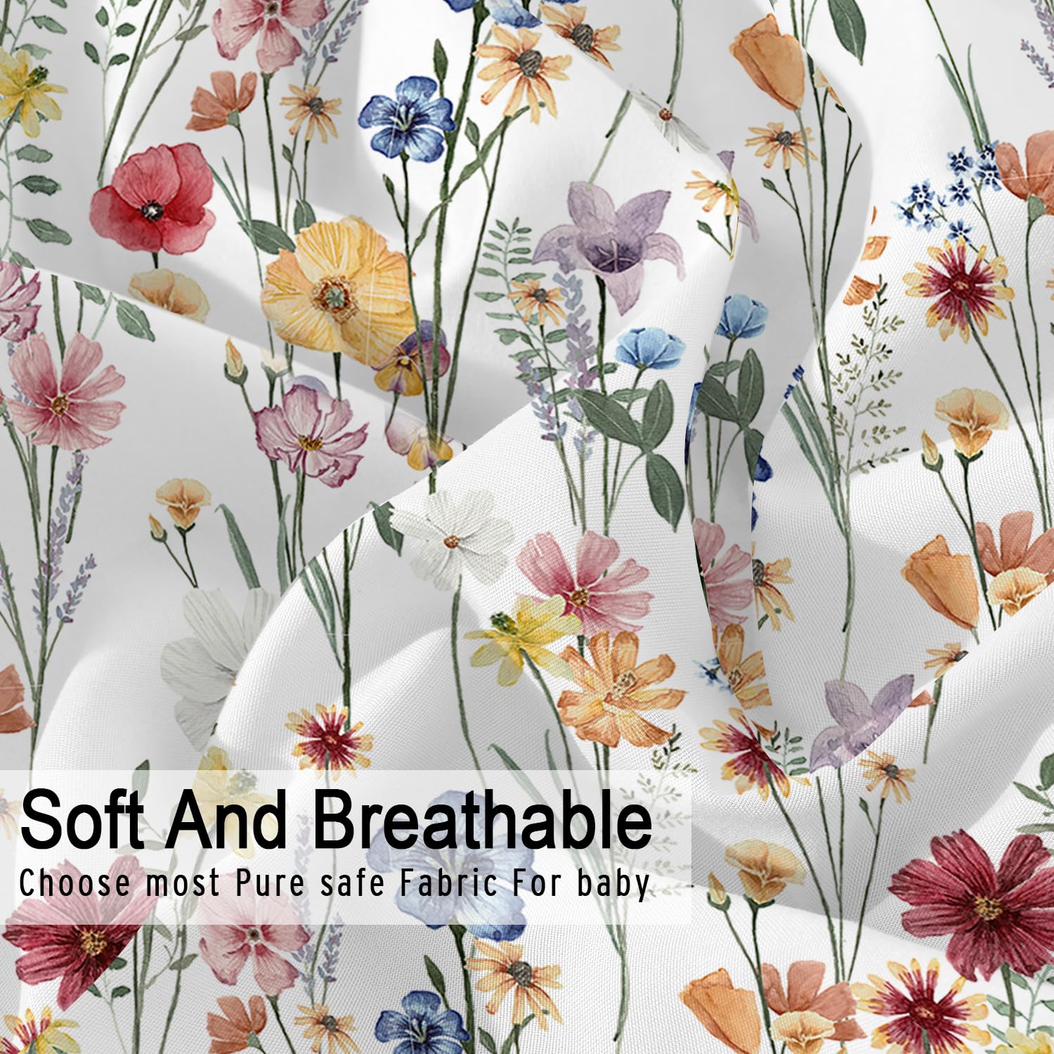 Bimocosy Bassinet Sheets 4 Pack Neutral Butterfly Pattern