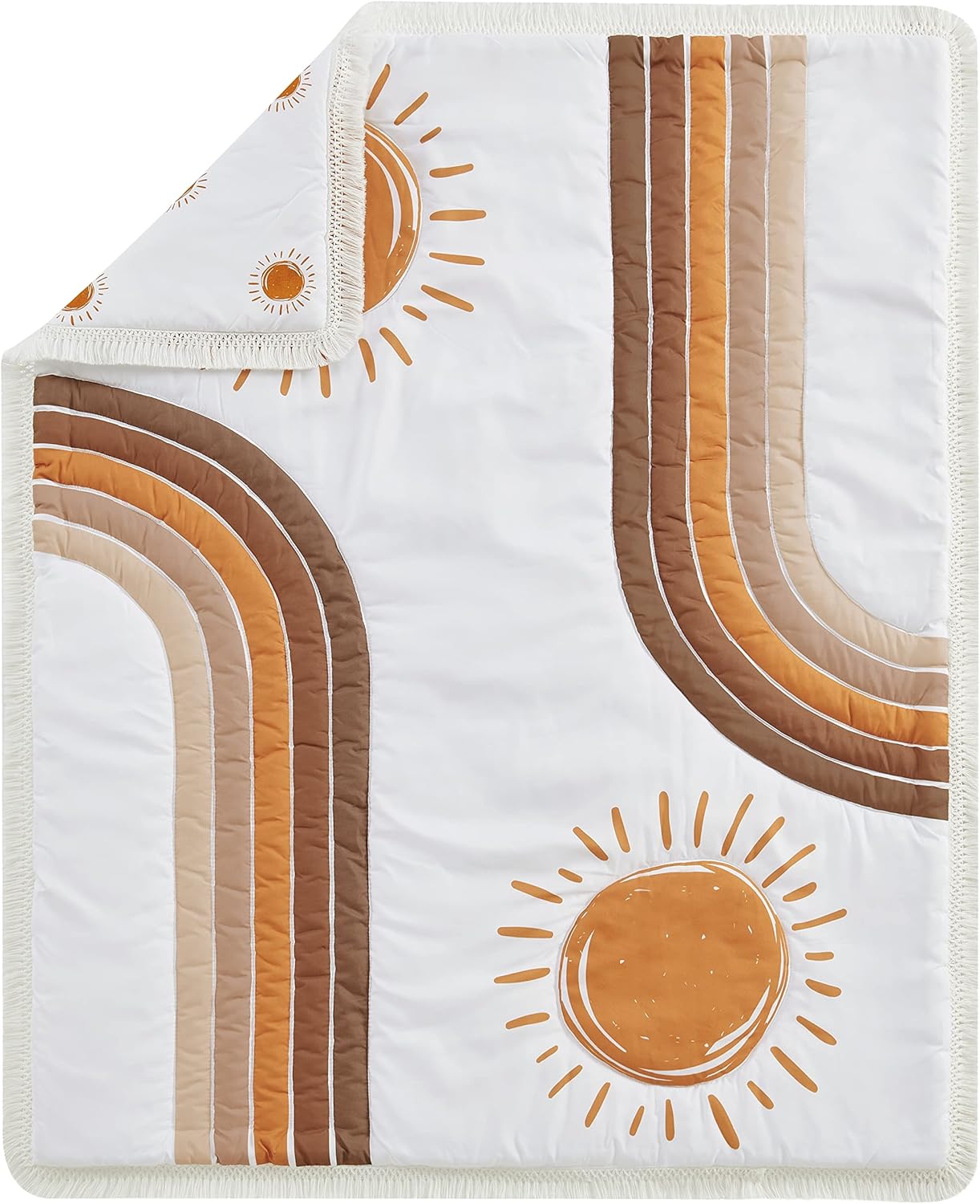 Sweet Jojo Designs Rainbow Boho Crib Bedding Set