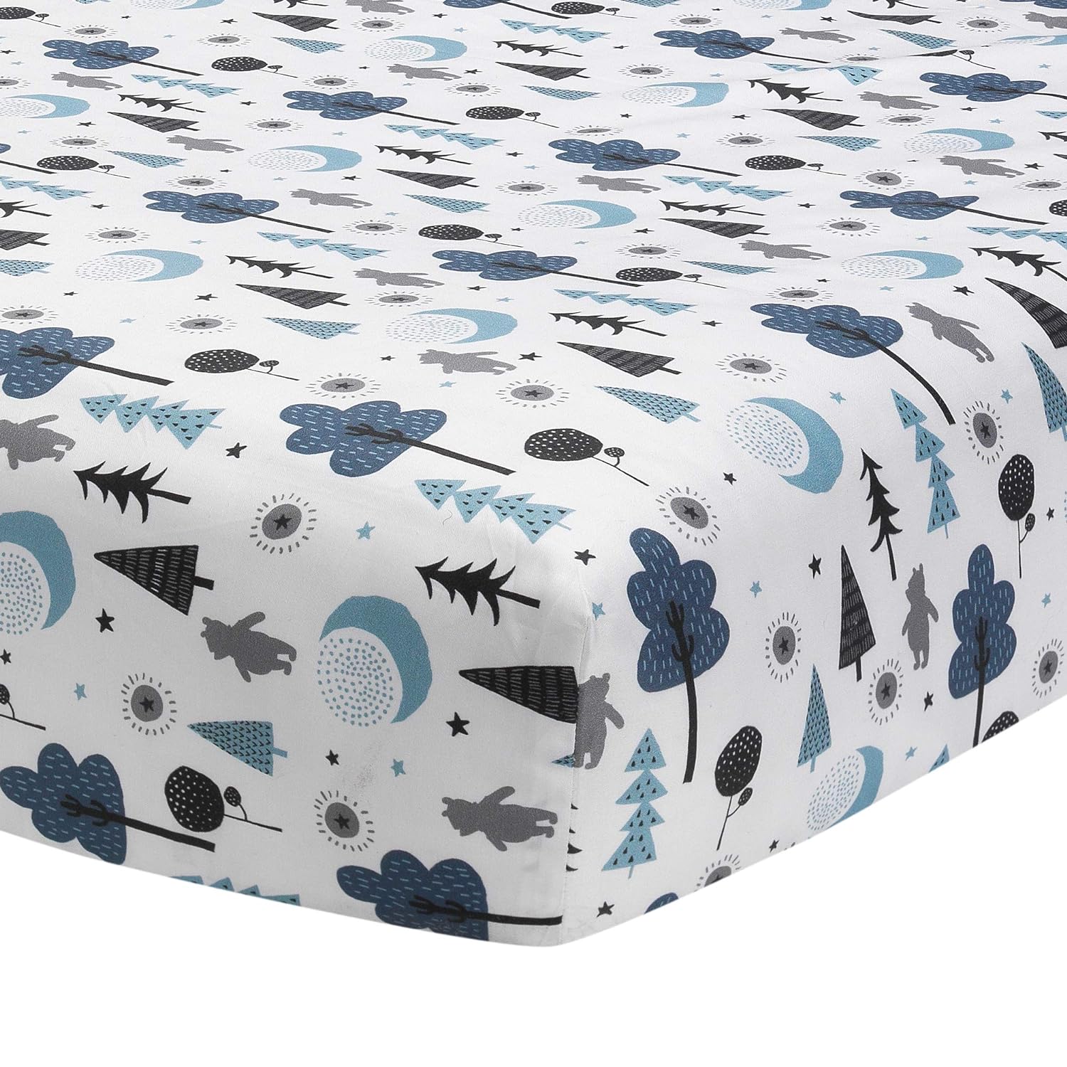 Lambs Ivy Forever Pooh Crib Bedding Set Blue