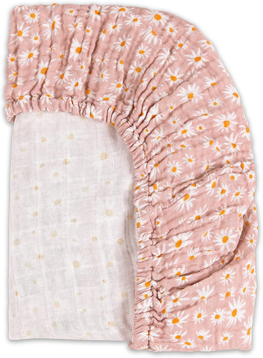 Babyletto Daisy Bassinet Sheets - Organic Cotton 360 Fitted