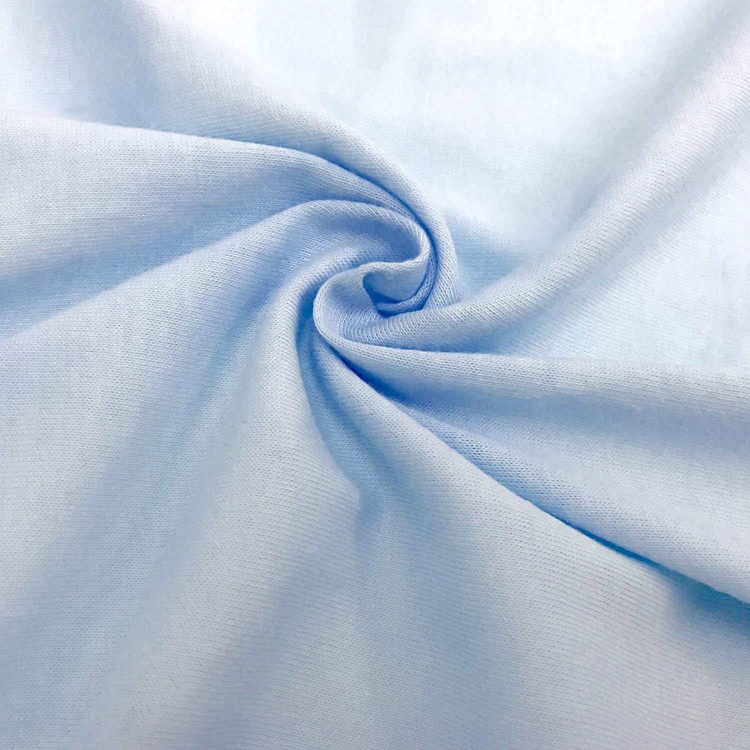 TL Care Supreme Natural Cotton Cradle Sheet Blue 18 x 36