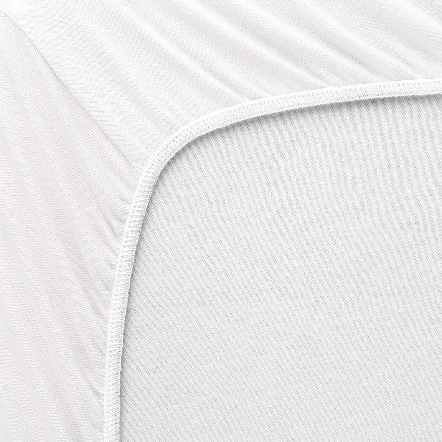 SheetWorld Fitted Cradle Sheet 18 x 36 Organic White 100 Cotton