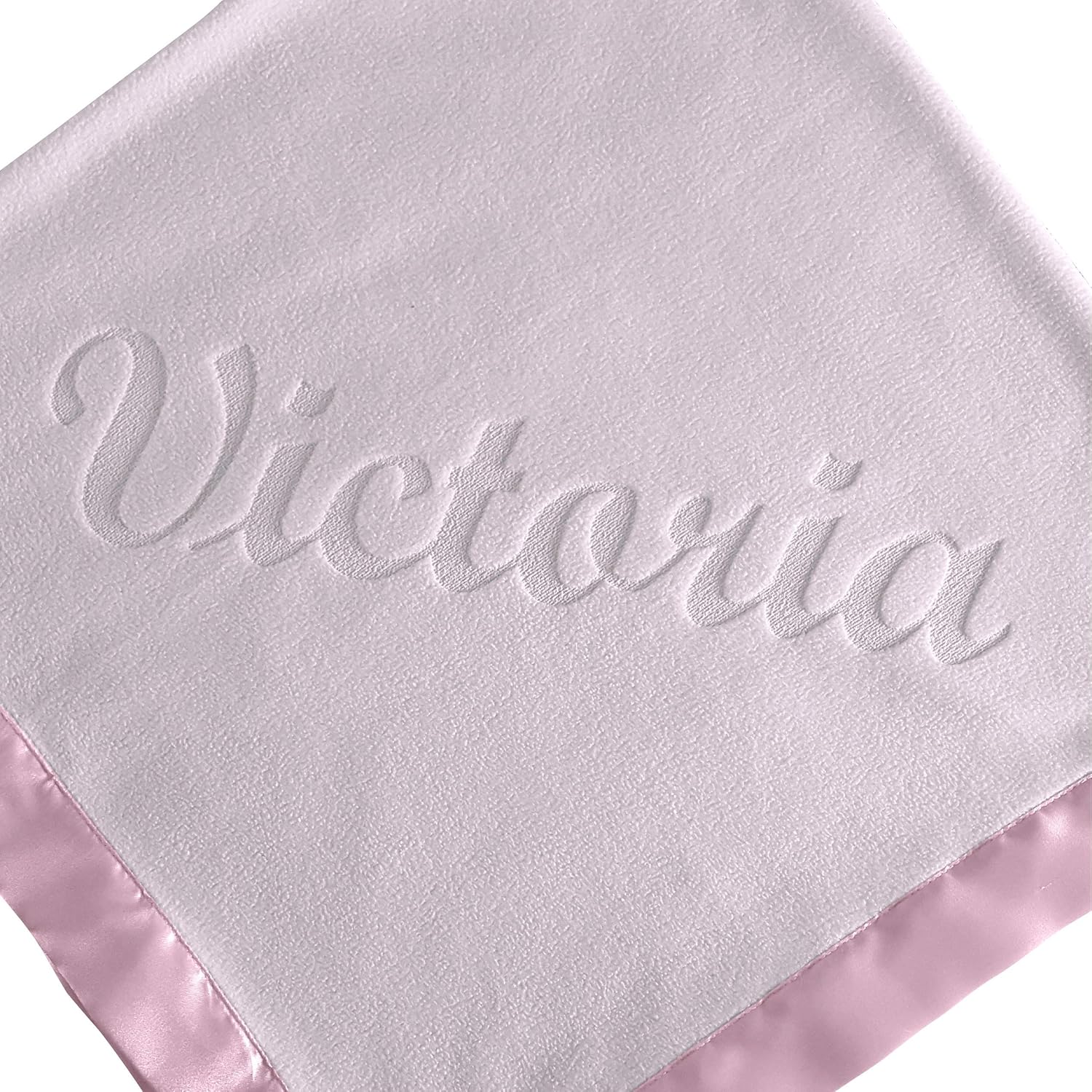 Custom Catch Personalized Baby Blanket - Pink Name Gift