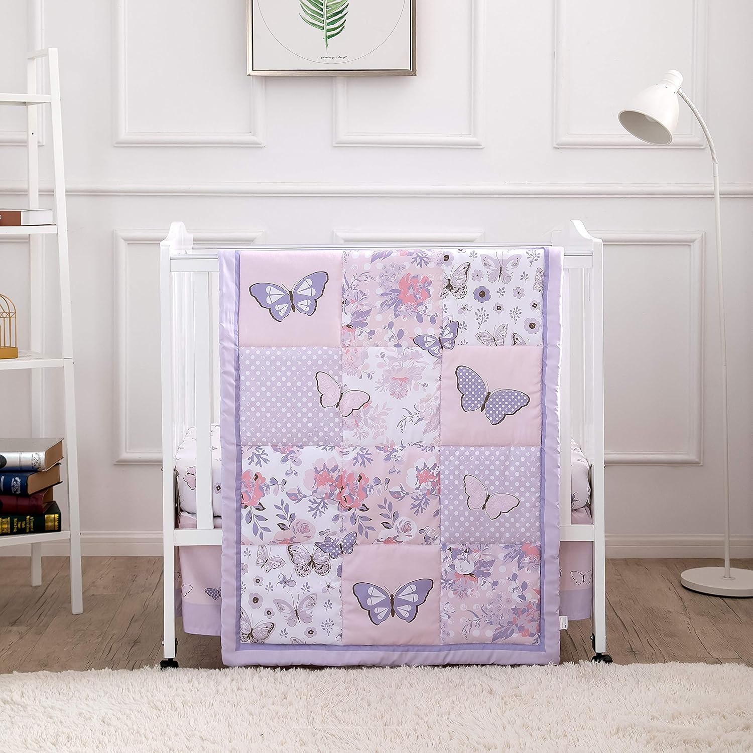 La Premura Baby Mini Crib Bedding Set for Girls