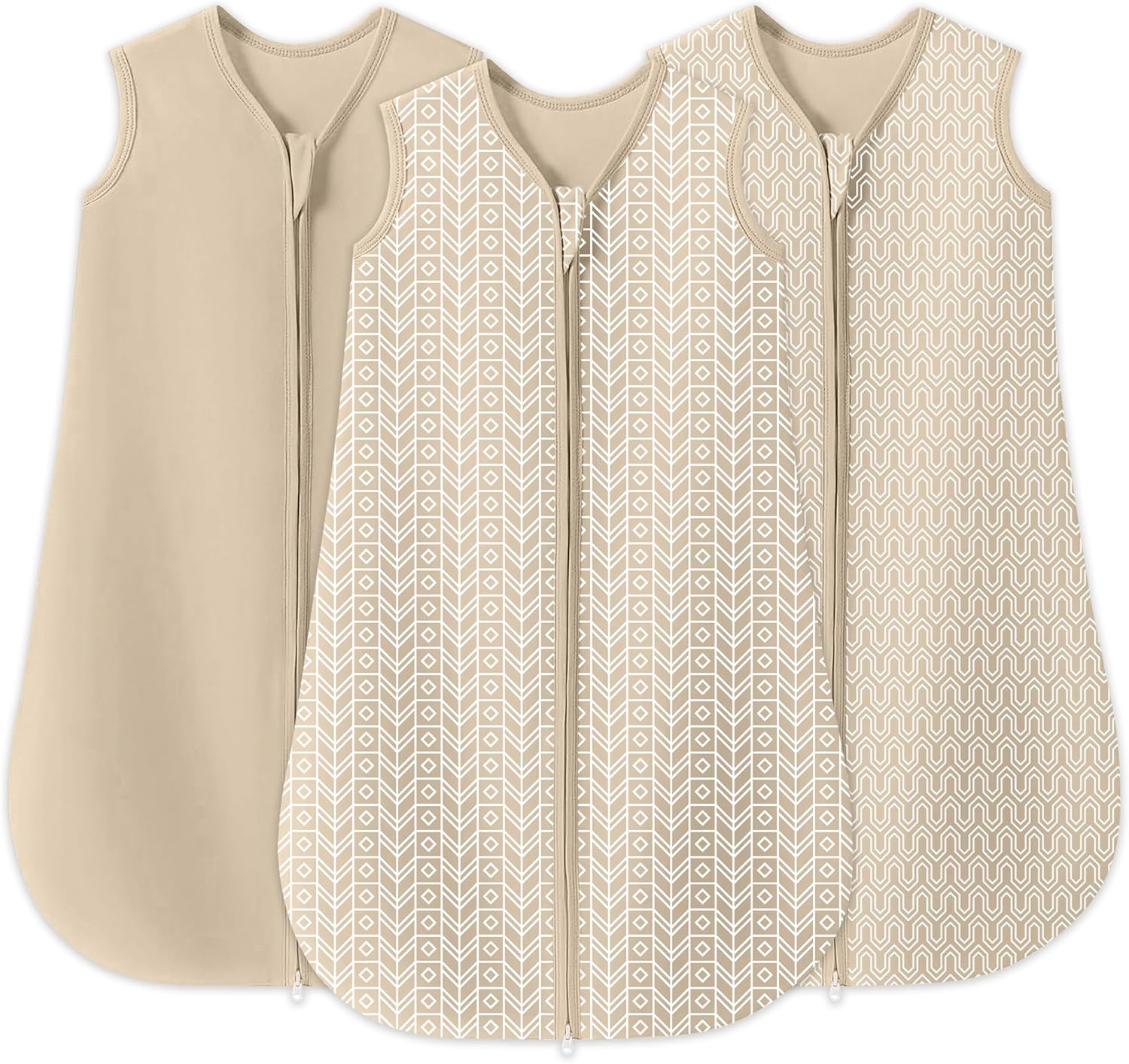 SWEET DOLPHIN 6-12M Baby Sleep Sack 3 Pack - 100 Cotton TOG 05